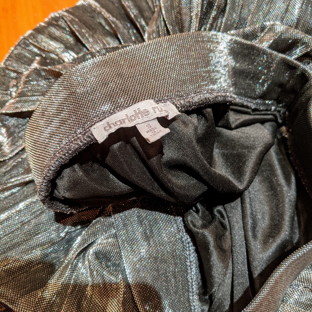 Accordion Pleated Skirt midi party winter new club - Picture 6 of 6